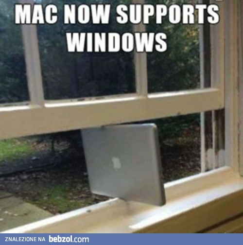 Mac wspomaga Windows