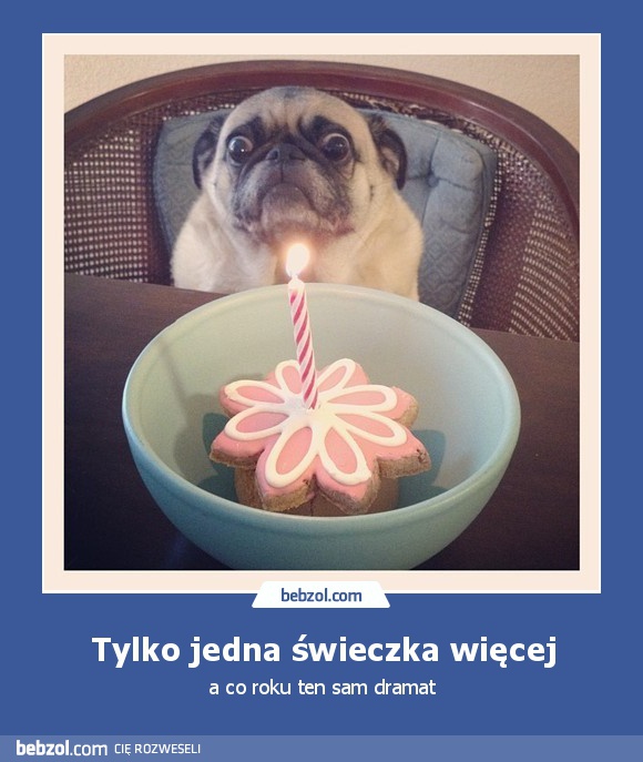 Tylko jedna świeczka więcej