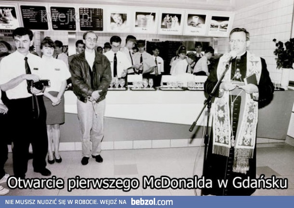 Pierwszy McDonald's w Gdańsku