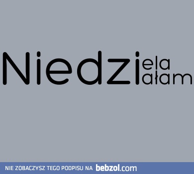 Niedziela