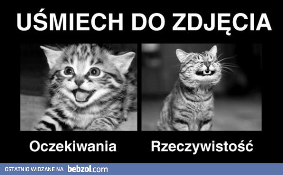 Uśmiech do zdjęcia