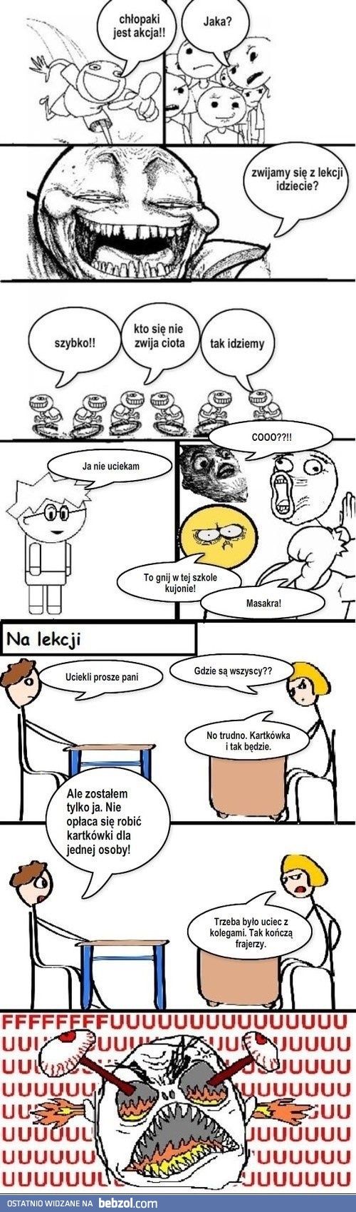 Jak kończą frajerzy