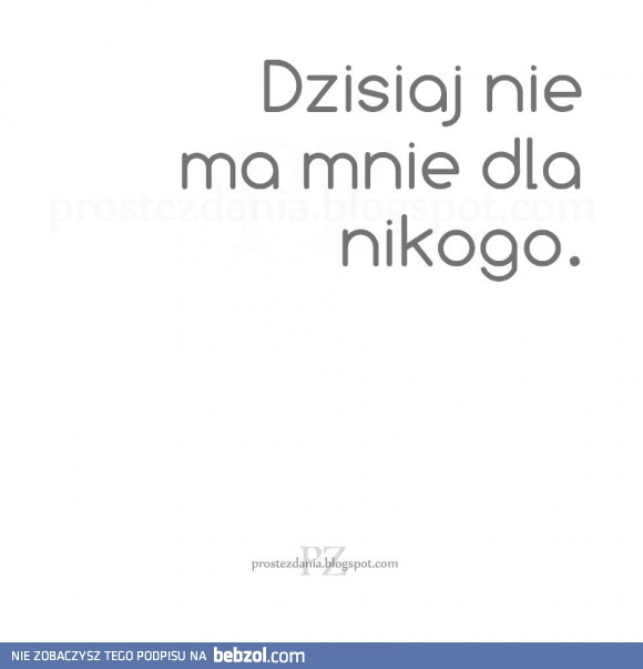 Nie!