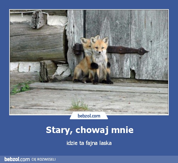 Stary, chowaj mnie