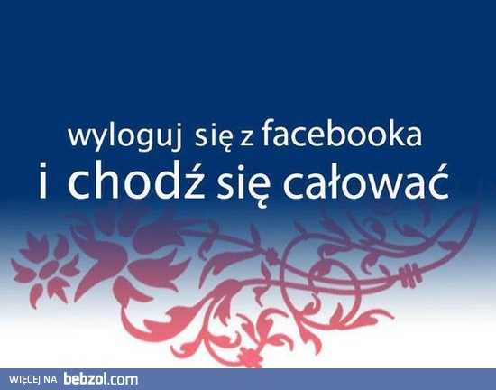 Wyloguj się z facebooka