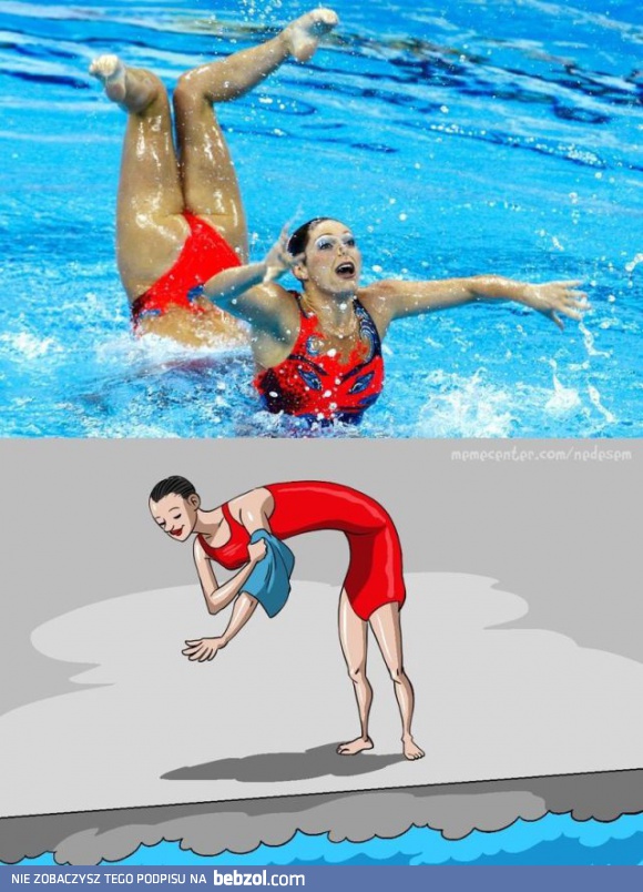 Za kulisami pływania synchronicznego