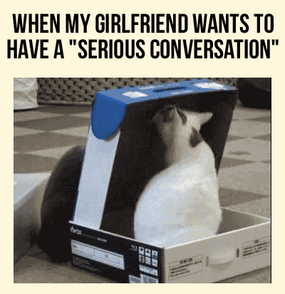 Kiedy moja dziewczyna chce poważnie porozmawiać