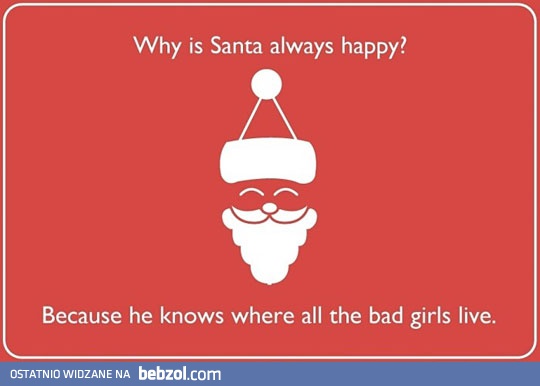 Dlaczego Święty Mikołaj jest szczęśliwy