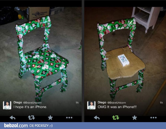 Mam nadzieję, że to iPhone!