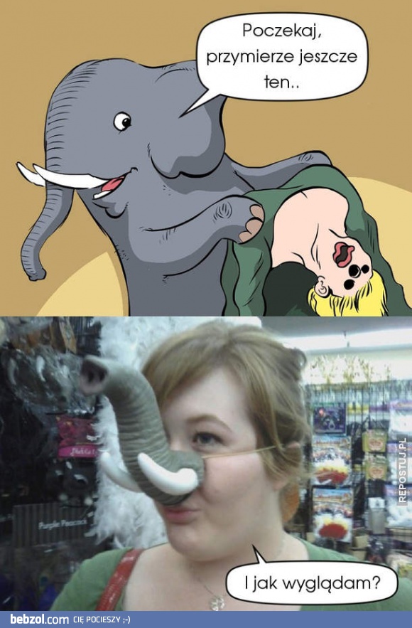 Przymierzanie kostiumu