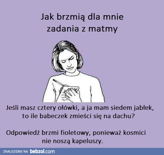 Zadania z matmy