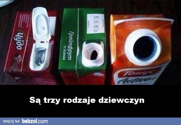 Trzy rodzaje dziewczyn