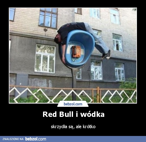 Red Bull i wódka