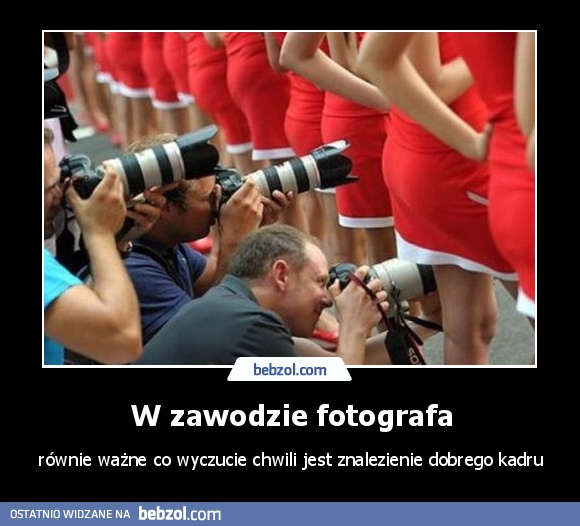 W zawodzie fotografa