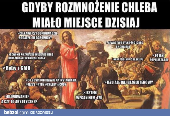 Gdyby rozmnożenie chleba nastąpiło dziś