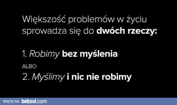 Skąd się biorą problemy?