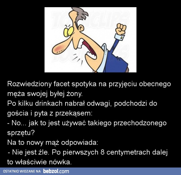 Były facet żony i jego sprzęt