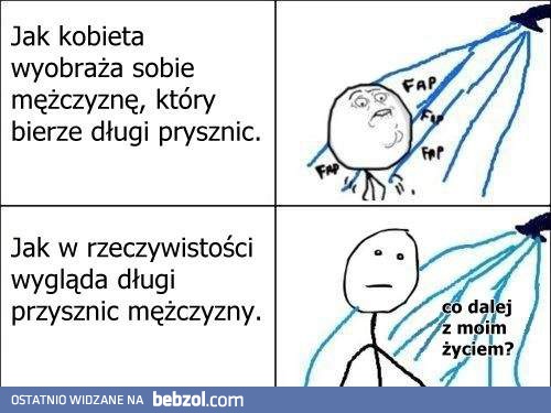 Długi prysznic