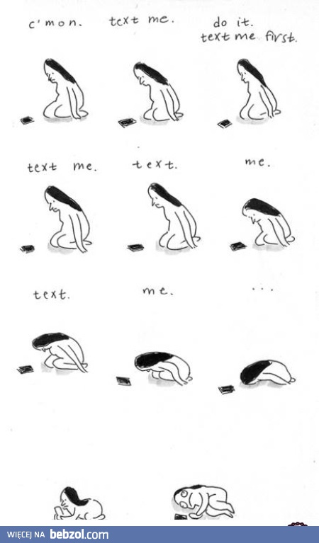 Niech on napisze pierwszy!