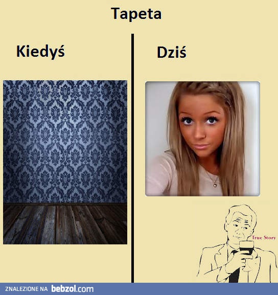 Tapeta - dawniej i dziś