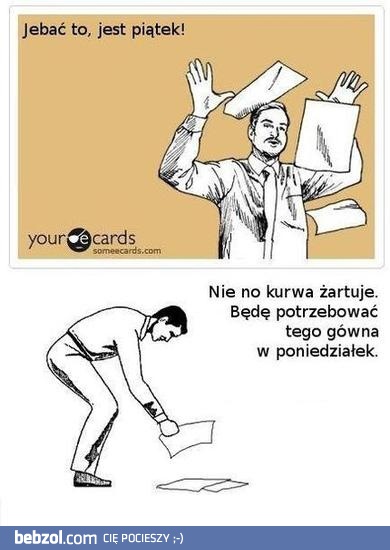 Je*ać to. Albo jednak nie