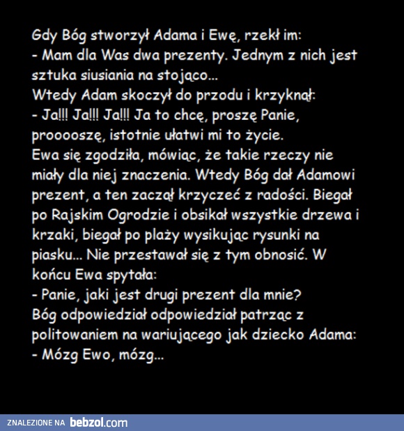 Stworzenie człowieka - historia prawdziwa