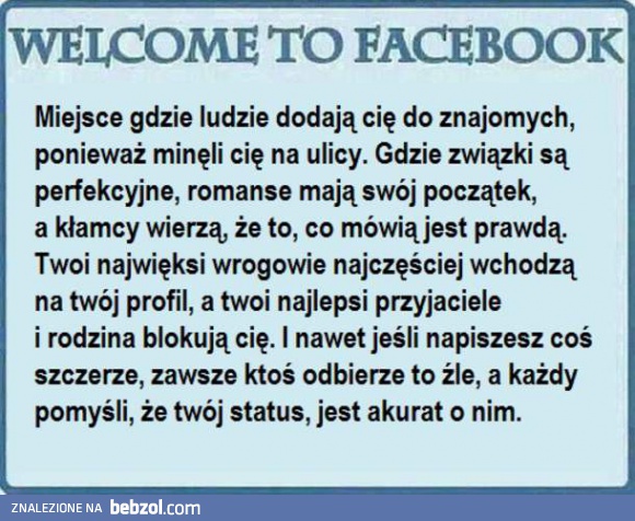 Witaj na Facebooku