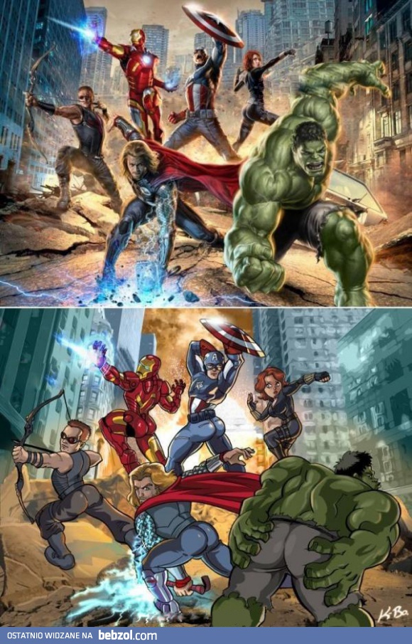 Gdyby superbohaterowie pozowali jak superbohaterki