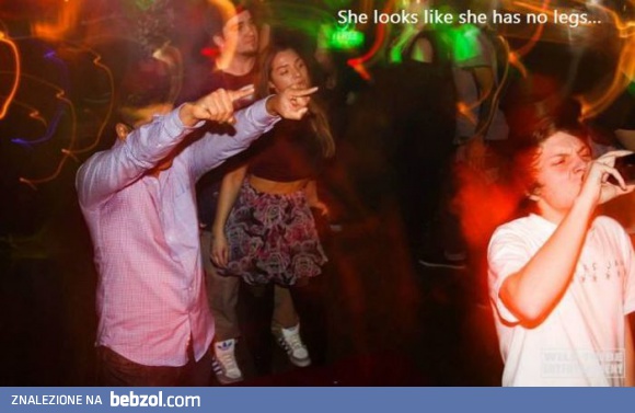 Beznoga dziewczyna na dyskotece