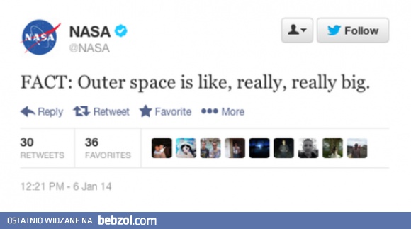 Ważna wiadomość od NASA