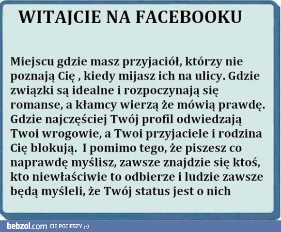 Witajcie na Facebooku
