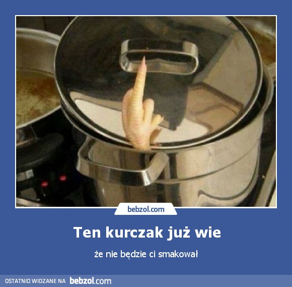 Ten kurczak już wie