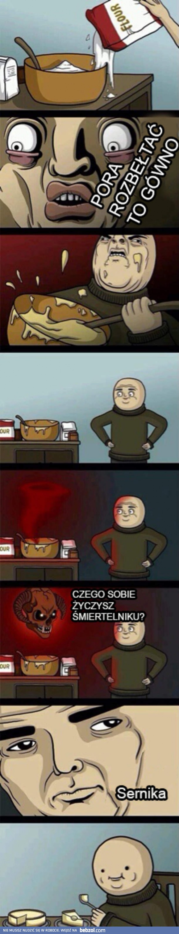 Szatańskie pieczenie ciasta