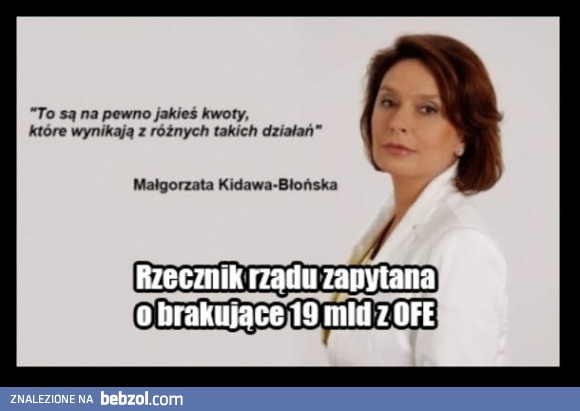 Rzeczowa odpowiedź w sprawie zaginionych pieniędzy