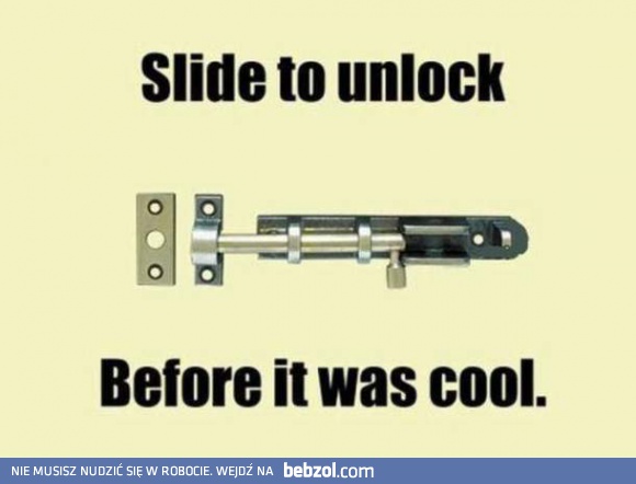 Slide to unlock