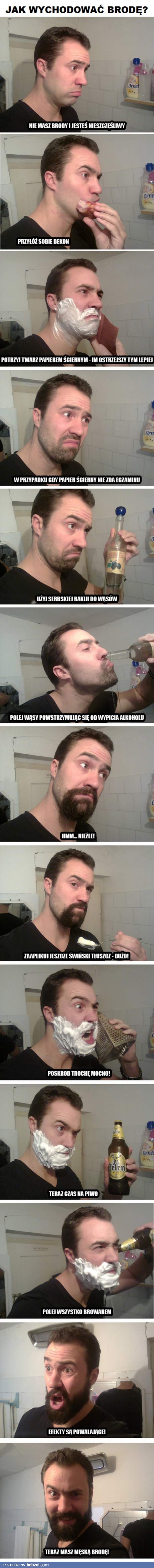 Jak wyhodować męską brodę?