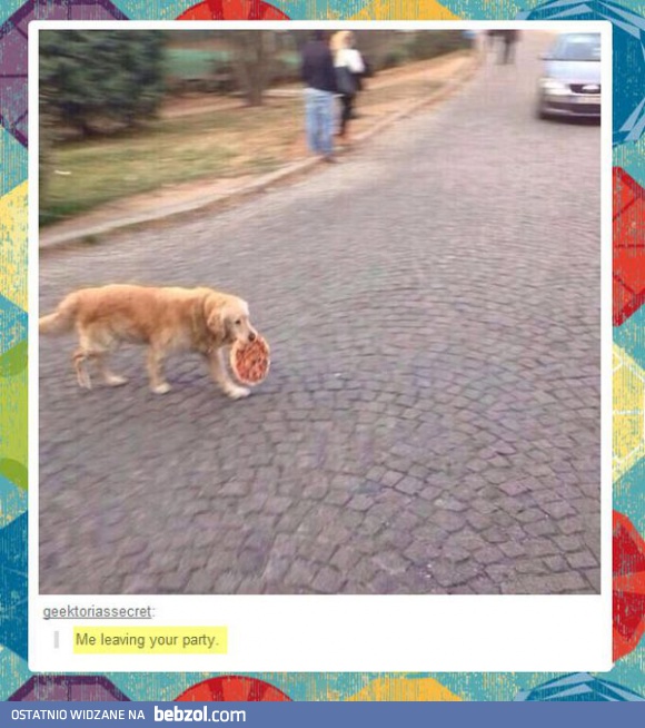 Wychodzę z tej imprezy