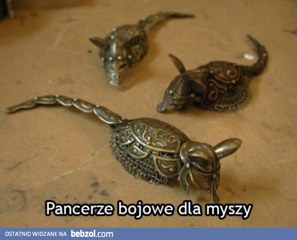 Pancerze dla myszy