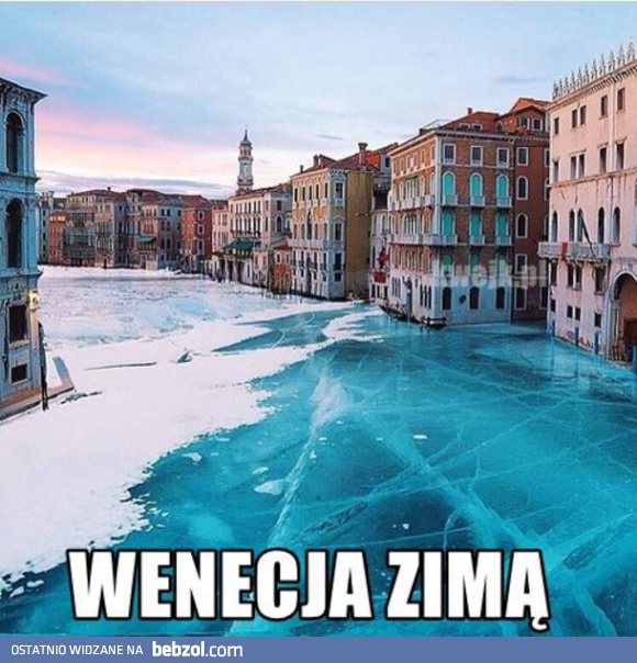 Wenecja zimą