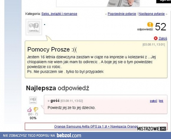 Niespodziewana ciąża