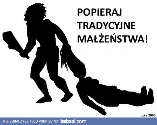 Popieraj tradycyjne małżeństwa