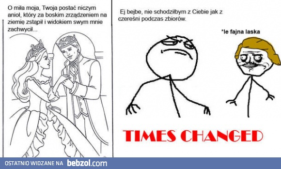Czasy się zmieniają