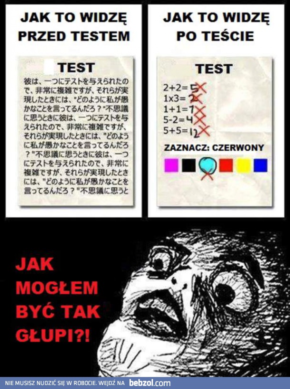 Po teście wydaje się łatwiejsze