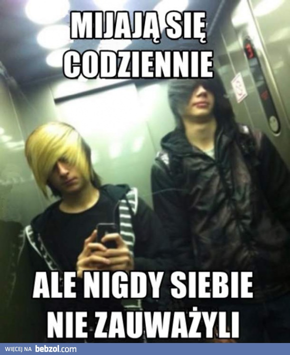 Mijają się codziennie