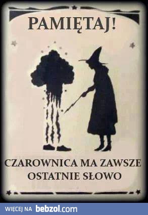 Czarownica ma ostatnie słowo