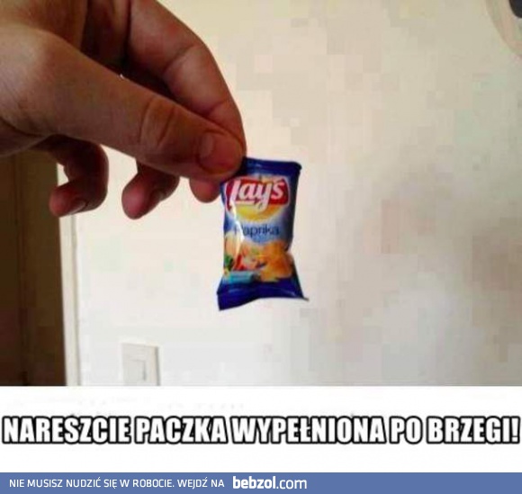 Paczka wypełniona po brzegi