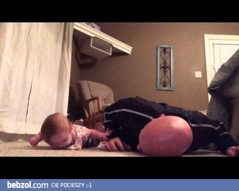 Wspólne ćwiczenia z tatą