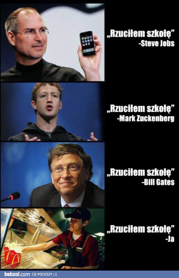 Kiedy rzucisz szkołę