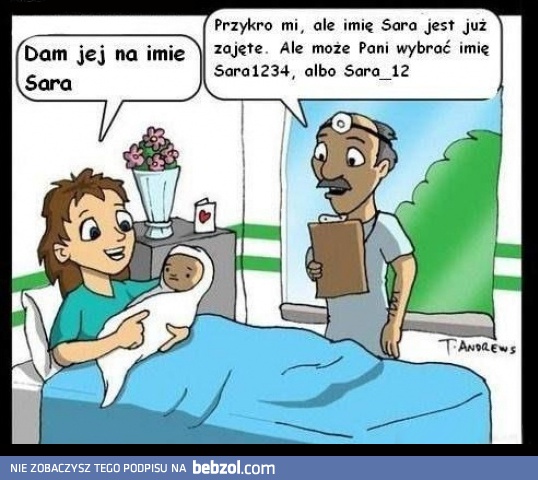 Wybór imienia w XXI wieku