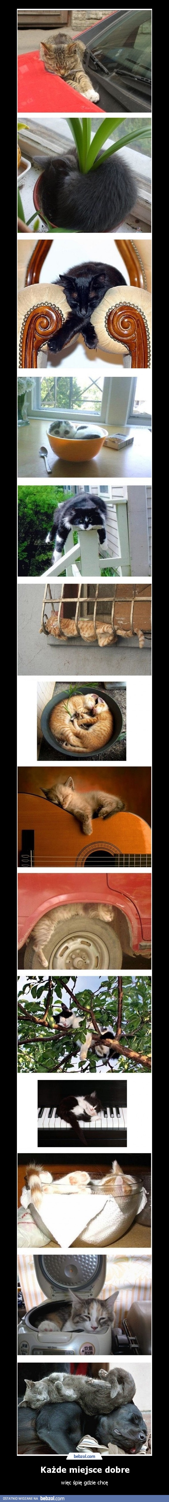 Każde miejsce dobre